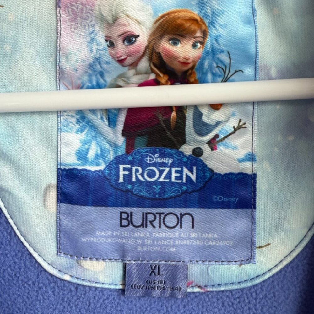 Burton Light Blue Disney Frozen Olaf Full Zip Hoodie - Picture 3 of 6